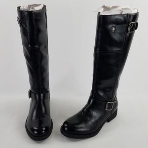 Kenneth Cole Reaction Buckled Zippered Boots 6.5